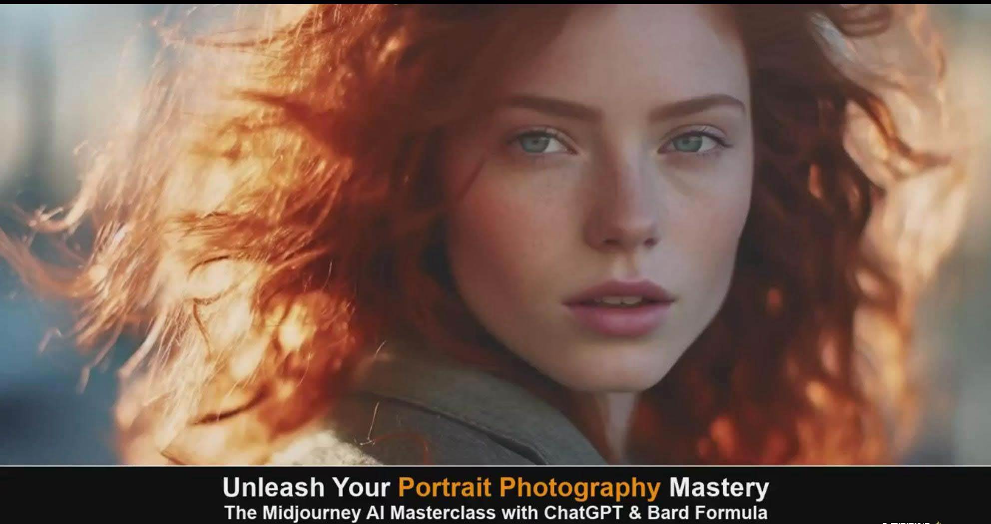 Midjourney v5 ChatGPT 和 Bard AI人工智能人像摄影大师班-15节-中英字幕网创吧-网创项目资源站-副业项目-创业项目-搞钱项目网创吧