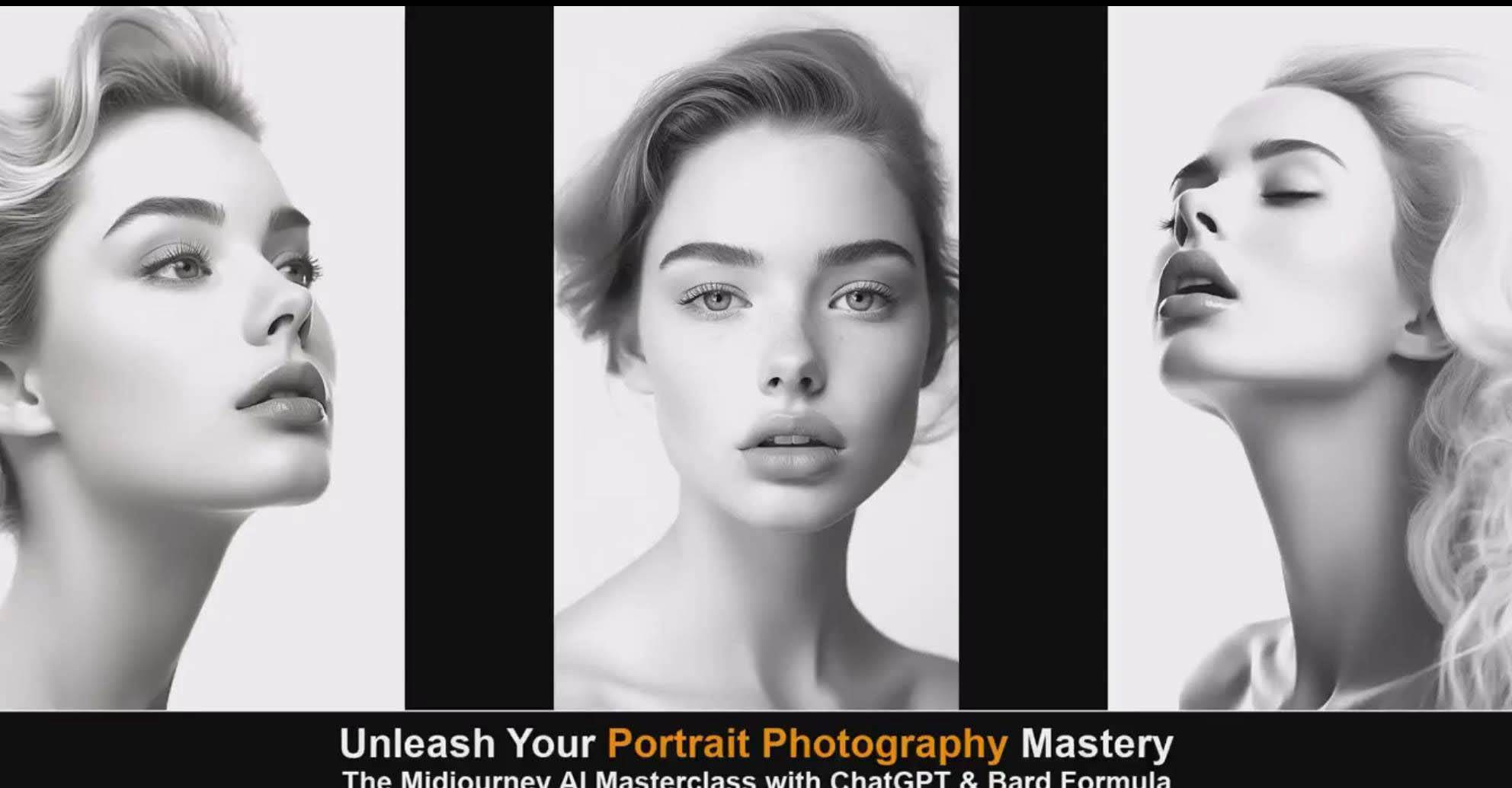 Midjourney v5 ChatGPT 和 Bard AI人工智能人像摄影大师班-15节-中英字幕网创吧-网创项目资源站-副业项目-创业项目-搞钱项目网创吧