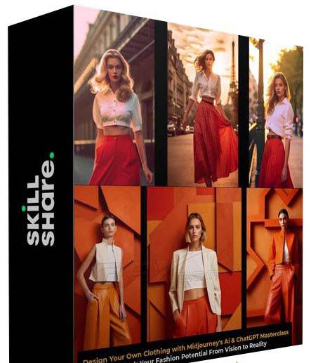 利用 Midjourneys Ai 人工智能设计自己的服装AI大师班-10节课-中英字幕网创吧-网创项目资源站-副业项目-创业项目-搞钱项目网创吧